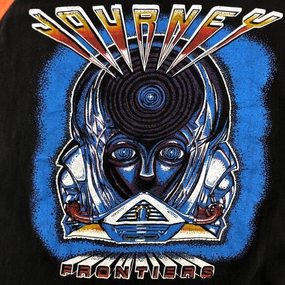 Journey Frontiers Esc4p3 Tour tshirt 80s 1980s vintage - Picture 4 of 8